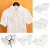 Shawl Wrap Decoration Neck Ruff Lapel Half Shirt Lace Fake Collar Mini Cape Detachable False Collar