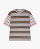 CUTZ Multi-Stripe Short Sleeve Knit (Blue)