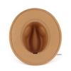 Autumn and Winter Women's Fashion Versatile British Gentleman's Top Hat Black Imitation Felt Hat Woolen Warm Jazz Hat