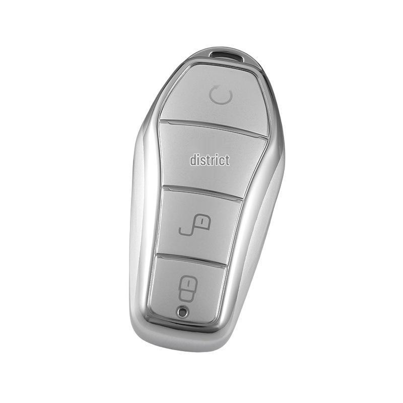 Quicksand Silver Key Shell for BYD Dolphin, Qin Plus, Tang DMI, Han EV, Song Pro, Yuan Plus