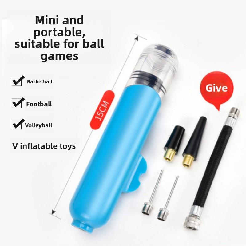 Portable Bicycle Pump With Plastic Material For Inflating Basketballs And Cycling Equipment