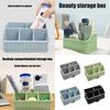 Sturdy Silicone Toothbrush Organizers for Family Use Featuring Multilayer Compartments and Travel Convenience Use