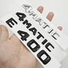 3D ABS Car Letter Logo E400 E450 4MATIC Rear Trunk Sticker Emblem For Mercedes Benz E Class E400 E450 W213 Auto Tail Accessories
