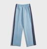 New High Street Fashion Loose Straight Butterfly Sports Pants - Unisex Black & White Striped Casual Trousers