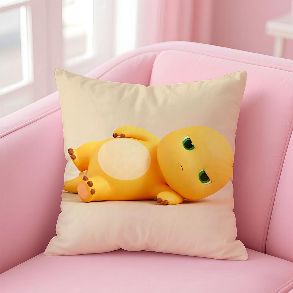 Cute N-Nailoong Cushion Cover Eco-Friendly Odorless Healthy Pillowcase Soft & Comfortable Kid-Safe No Filling