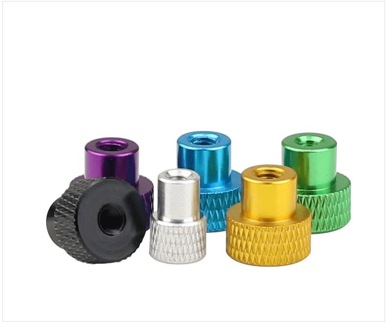 Aluminum Alloy Hand-Tightening T-Type Nut for M3-M12 Screws
