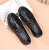 Red Dragonfly Women's Genuine Leather Slip-On Shoes - Comfortable Soft Sole for Spring, Ideal for Middle-Aged & Elderly