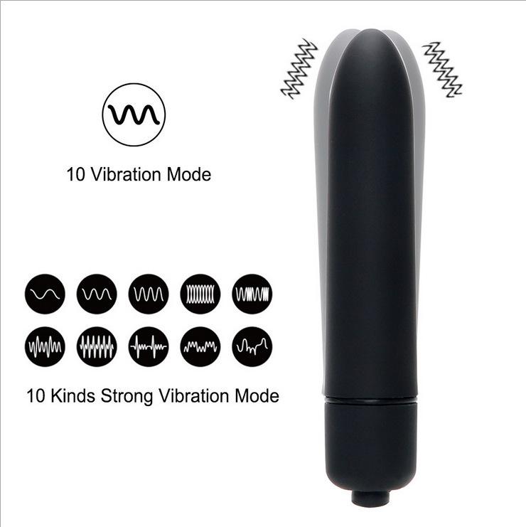 Adult Sex Products Ten Frequency Multi Frequency Vibration Pointed Frosted Bullet Silent Waterproof and Powerful Vibrator Accessories Jump Egg