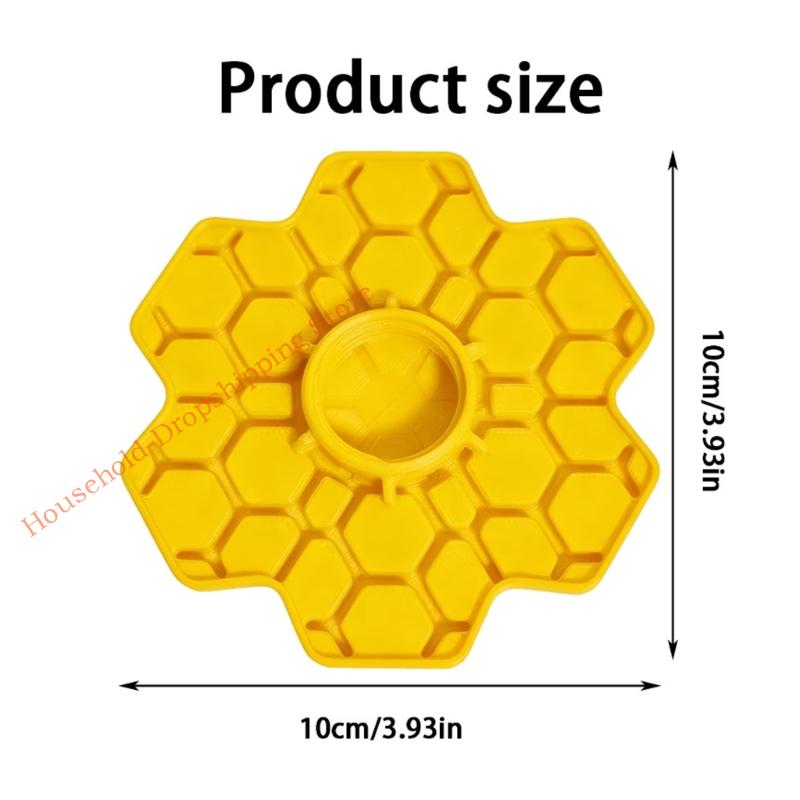 Bees Watering Station Floating Bees Feeder Island Bees Drinking Water Dispenser for Outdoor Garden Thirsty Pollinators 85AD
