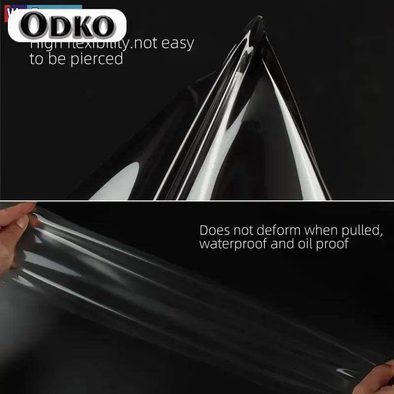 Autoscheinwerfer Schutzfolie Frontlicht Transparent Getönt Schwarz TPU Aufkleber Für Volkswagen Scirocco MK3 TDI R Line 2008-2017