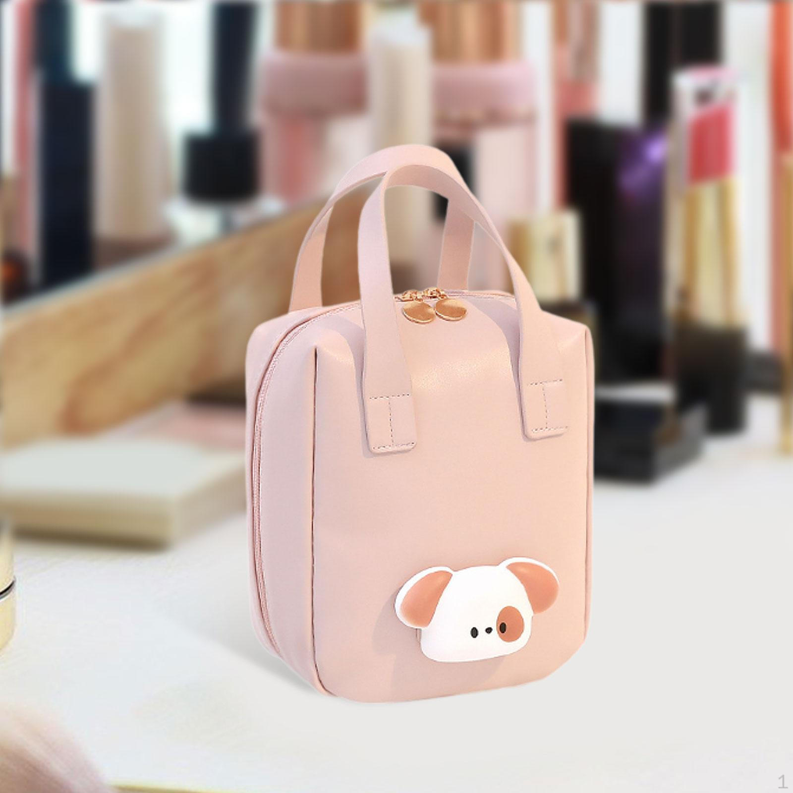 

Женская косметичка, милый кошелек для хранения кистей для ванной комнаты, свадебные аксессуары розовый