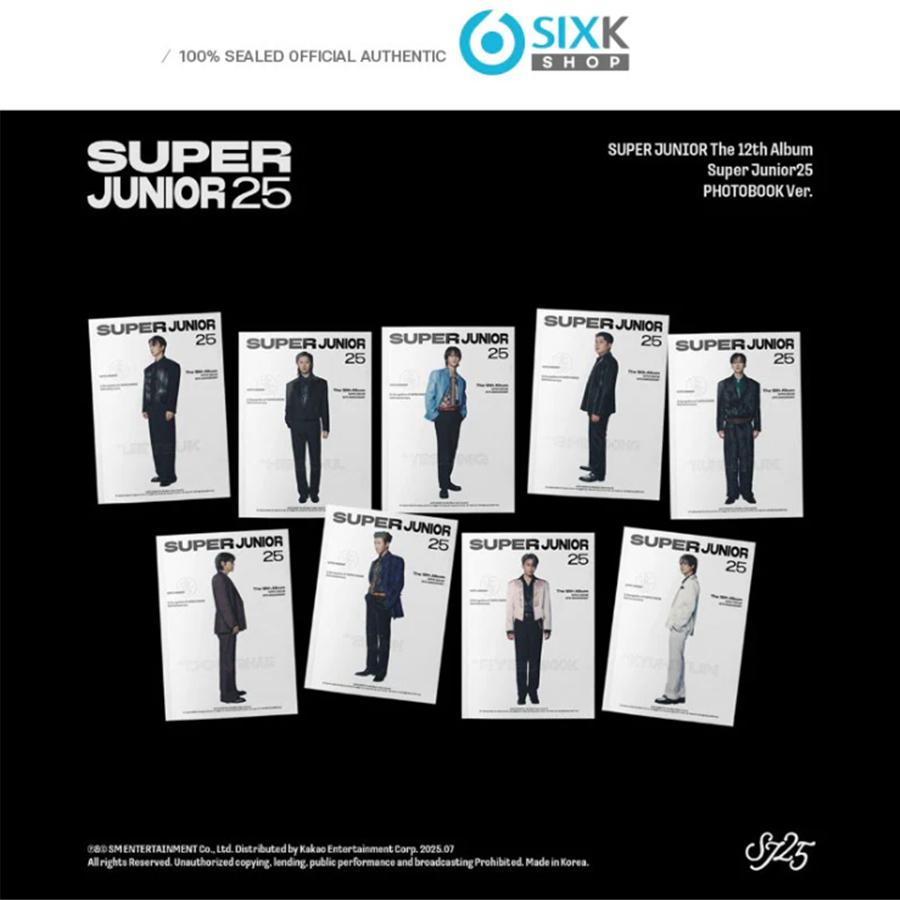 [Pre-order] SUPER JUNIOR - THE 12TH ALBUM [Super Junior25] (PHOTOBOOK Ver.) (KTOWN4U Killing Voice Event)