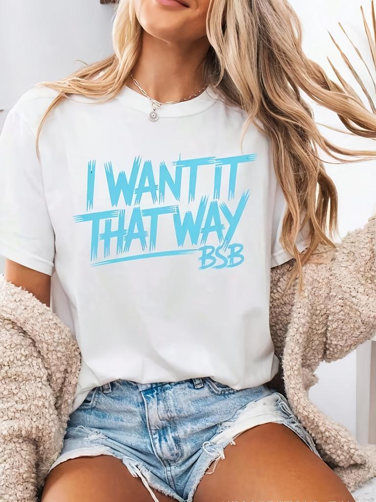 I Want It That Way BSB Backstreet Boys Vintage Music TShirt
