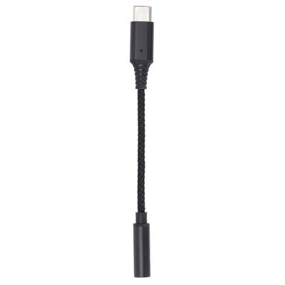 USBC To 3.5mm Female Headphone Jack Adapter Type C Headphone Adapter Aux O Nylon Braided