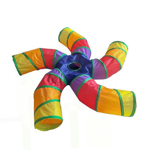 S Shape Pet Cat Tunnel Tube Funny Toys for Cats Foldable Cat Toys Interactive Rabbit Play Games Kitty Tunnel Chat Pet Product