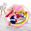 Sailormoon Automatic Umbrella - Foldable with 8 Iron Ribs, Portable for Outdoor, Gift, Outdoor Umbrell, Playful Accessory, Durable High Qual