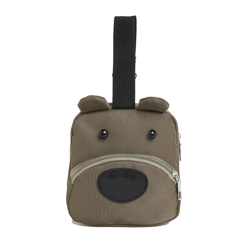 Mobile phone bag women s 2025 fashion new Oxford cloth handbag cartoon cute women s wrist bag fresh change bag