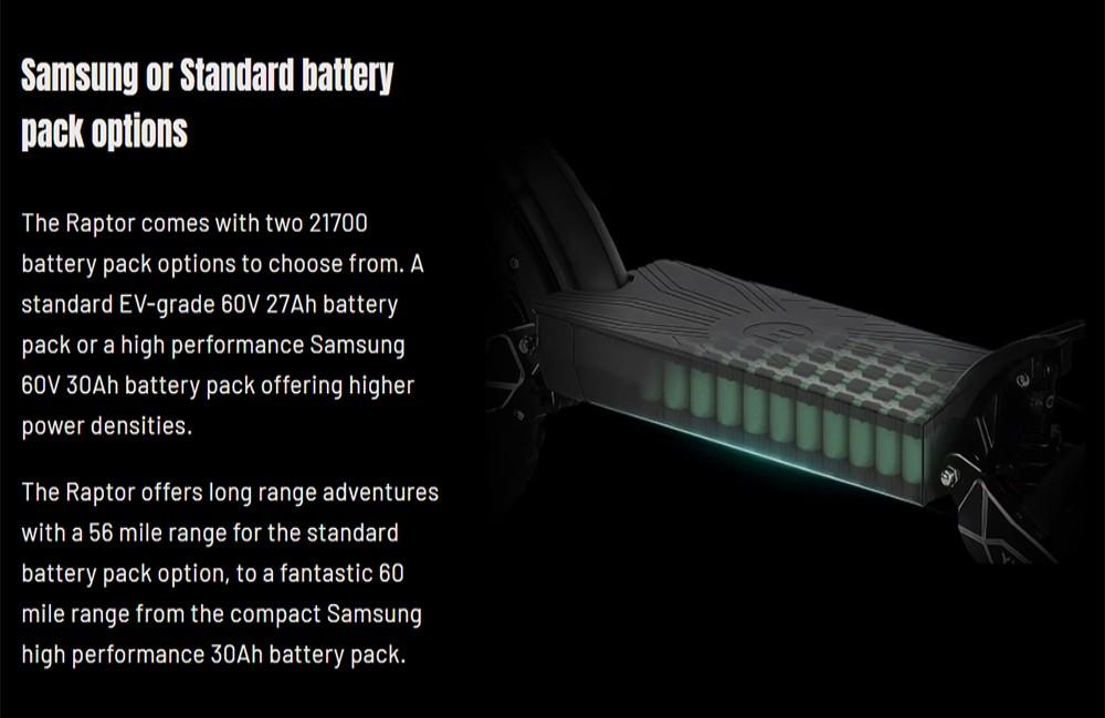 YUME Raptor Electric Scooter, 3000W*2 Motor, 60V 27Ah Battery, 11-inch Road Tires, 80km/h Max Speed