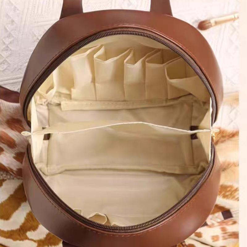 Fashion Makeup Storage Bag Travel Women PU Leather Shell Cosmetic Bag Handbag Portable Makeup Bag Lipstick Perfume Beauty Pouch