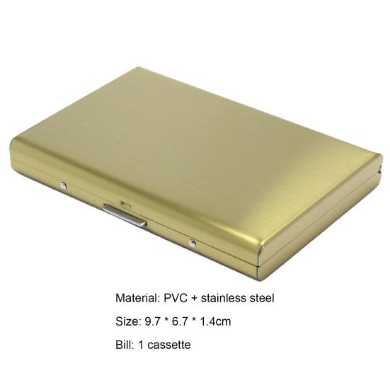 Credit Card Holder Smooth Surface Protective Lightweight RFID Blocking Credit Card Holder for Business Card
