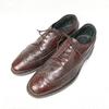 70s 1972 Made?/Florsheim/Full Brogue Wingtip Business Shoes/9C/26.0-27.0cm/Reddish Brown/