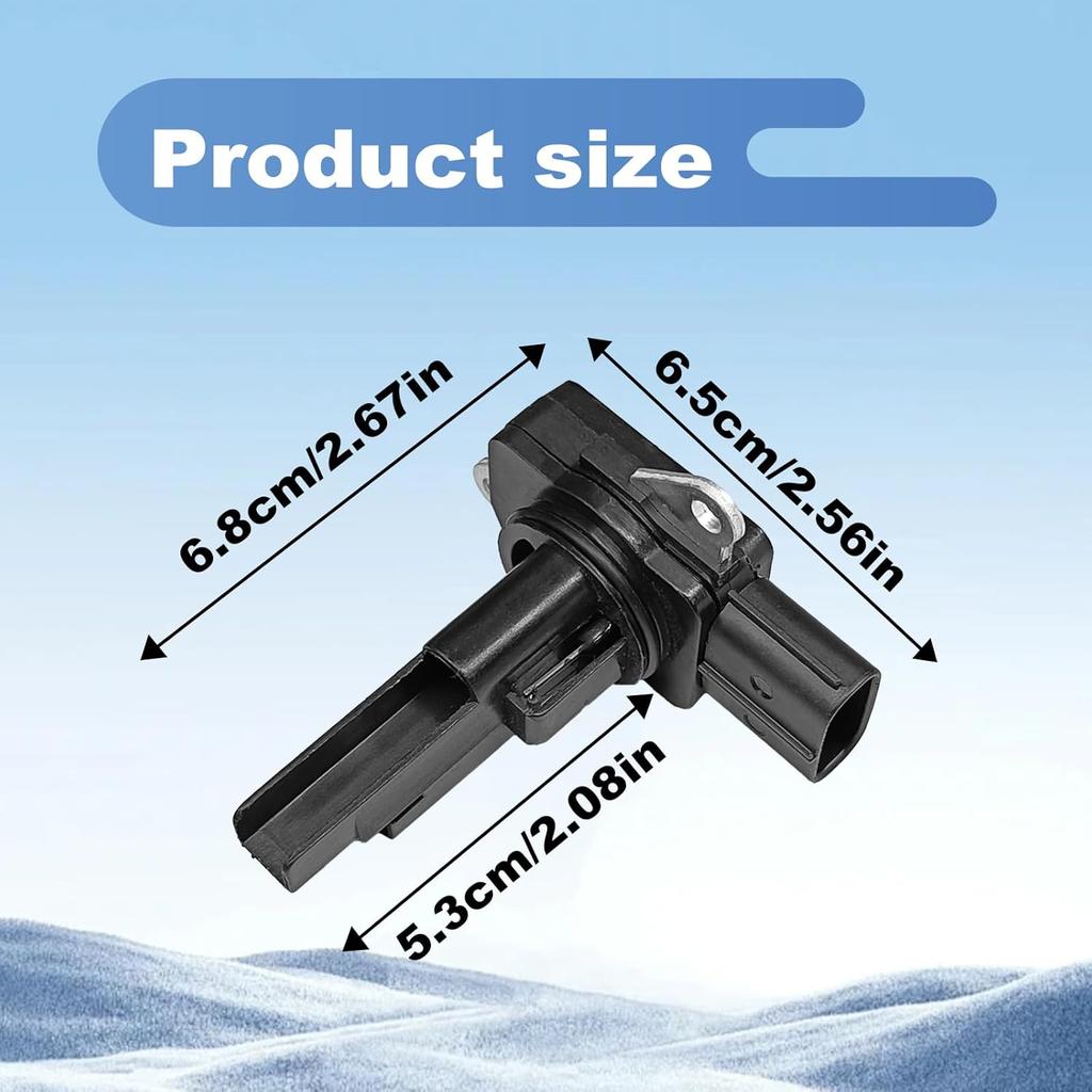 1 Pcs MAF Mass Air Flow Sensor Meter, Compatible with 2007-2017 Camry, 2009-2018 Corolla, 2006-2018 RAV4, 2007-2012 ES350, 2007-2012 RX350, Replace