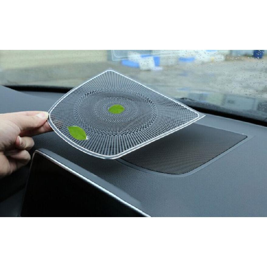 For BMW X5 X6 F15 2014-18 Black Stainless Steel Console Dashboard Speaker Cover