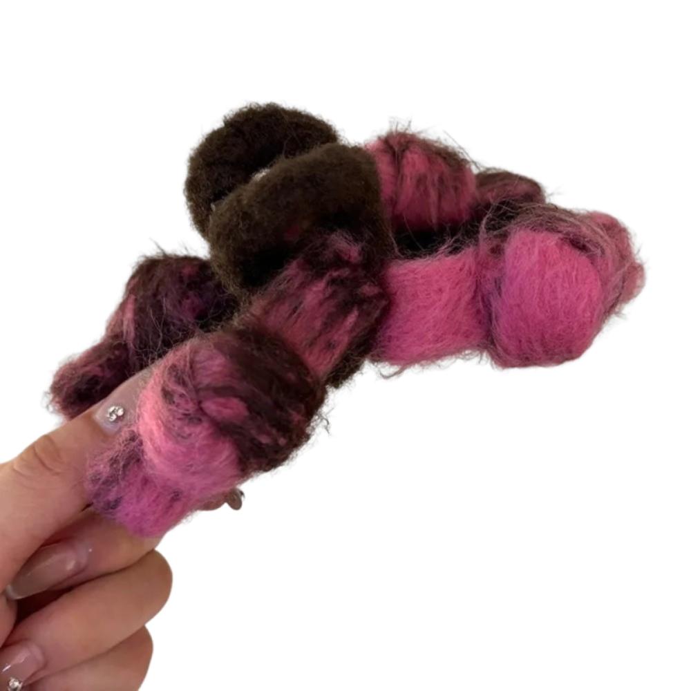 

Korean Style Bowknot Hair Claws Sweet Fabric Bow Claw Clip Women Hair Clips Autumn Winter Pink Brown
