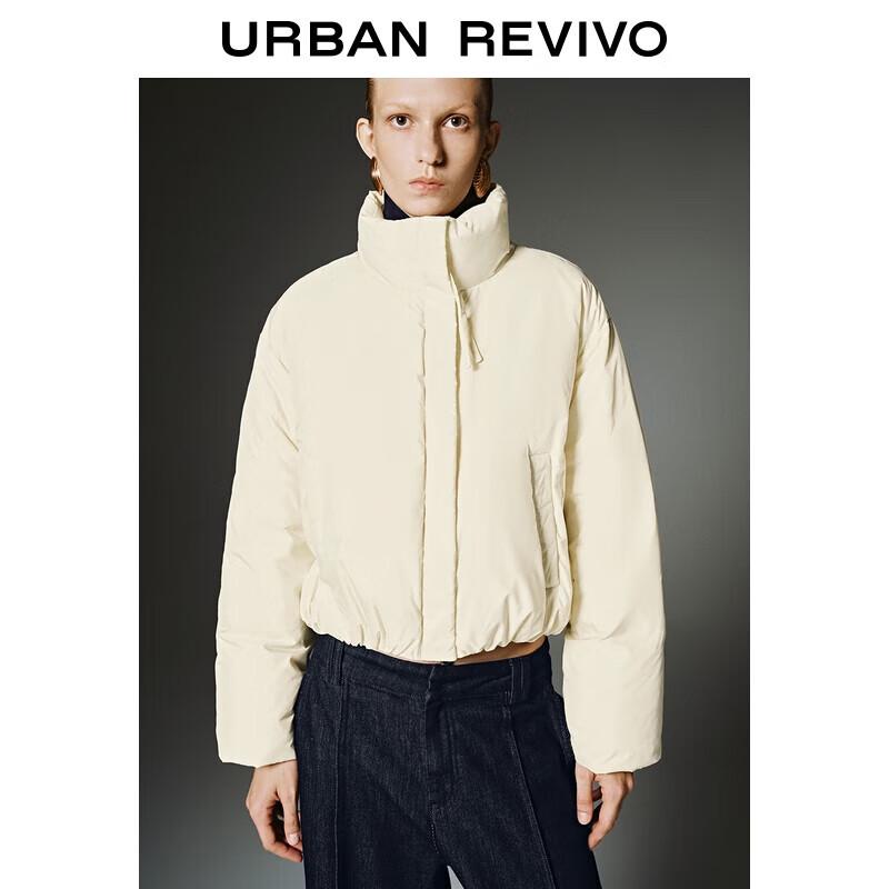 

Женский пуховик UR с мерцающим воротником-стойкой M