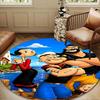 Popeye's Strength Displayed Round Rug for Livingroom,Bedroom, Palyroom, Chair Rug, Area Rug, Circle Carpet, Large Size Decor Fan Christmas Gift