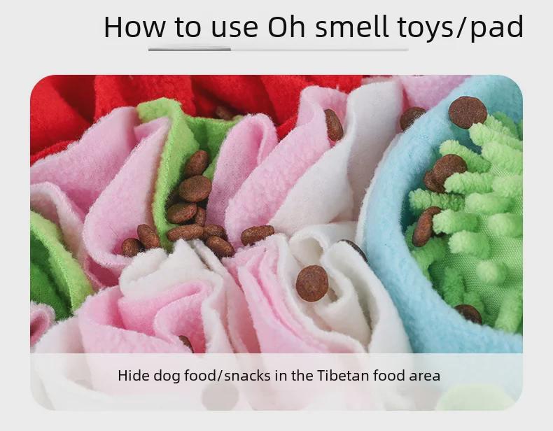 Cross-Border Pet Sniffing Mat: Stress-Relief & Educational Food Storage Toy for Cats & Dogs, All-Season Play & Interaction