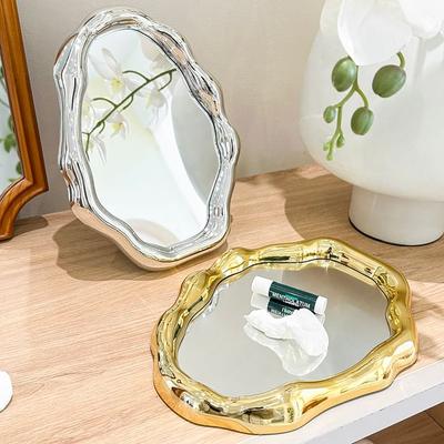 Yunikon - Miroir de bureau en plastique irrégulier (Modèles variés)