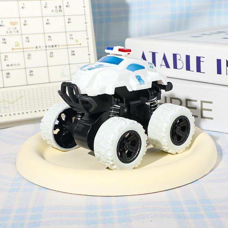 Off Road Police Car Toy With Inertia Drive Durable Plastic Model For Kids Play