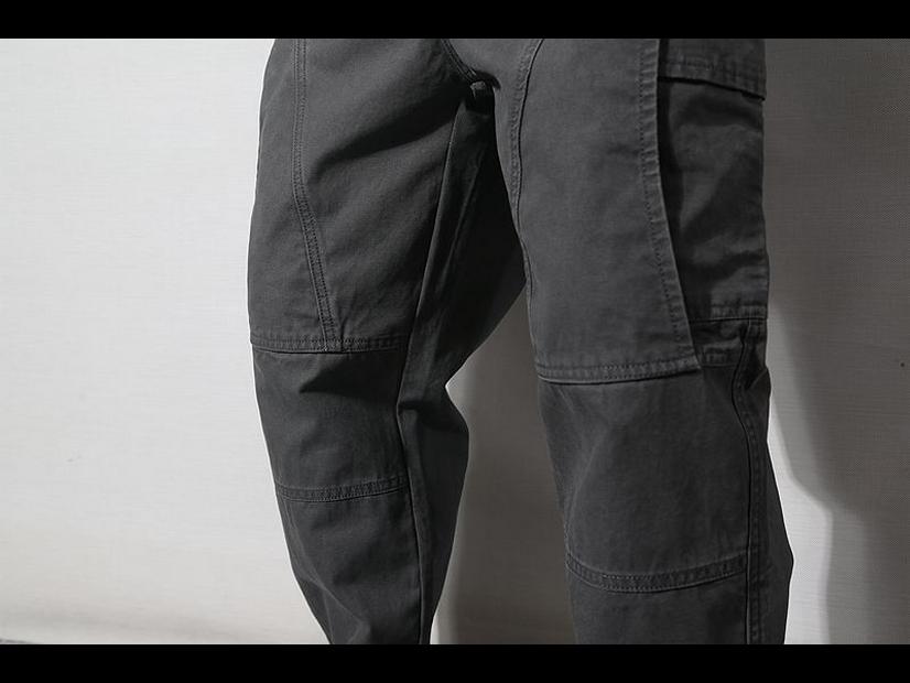 Men's Retro Japanese Multi-Pocket Loose Tapered Overalls for Spring and Autumn