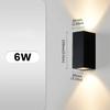 Aluminium Wall Lamp Waterproof Outdoor LED Wall Light IP65 Garden Lighting Lamp for Sconce Balcony Decoration AC110V 220V