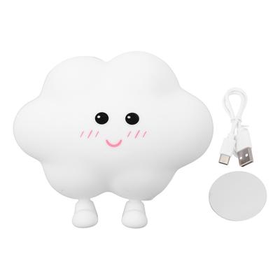 Silicone Nursery Lamp USB Cartoon Shape Bedside Lamp Eye Caring Magnetic Wall Night Light for Girls