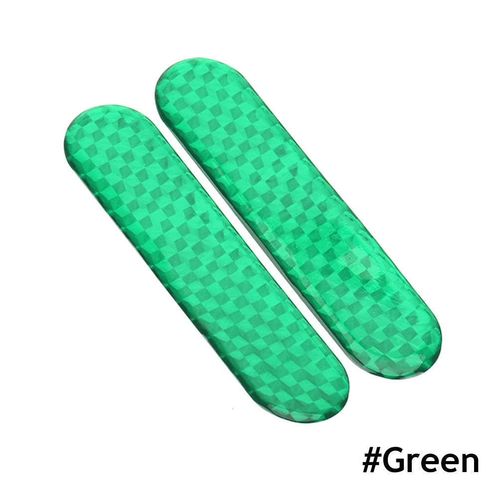 2pcs Car Reflective Sticker Car Door Stickers Decal Warning Reflective Tape Strips 3 Colors Safety Mark Auto Reflector