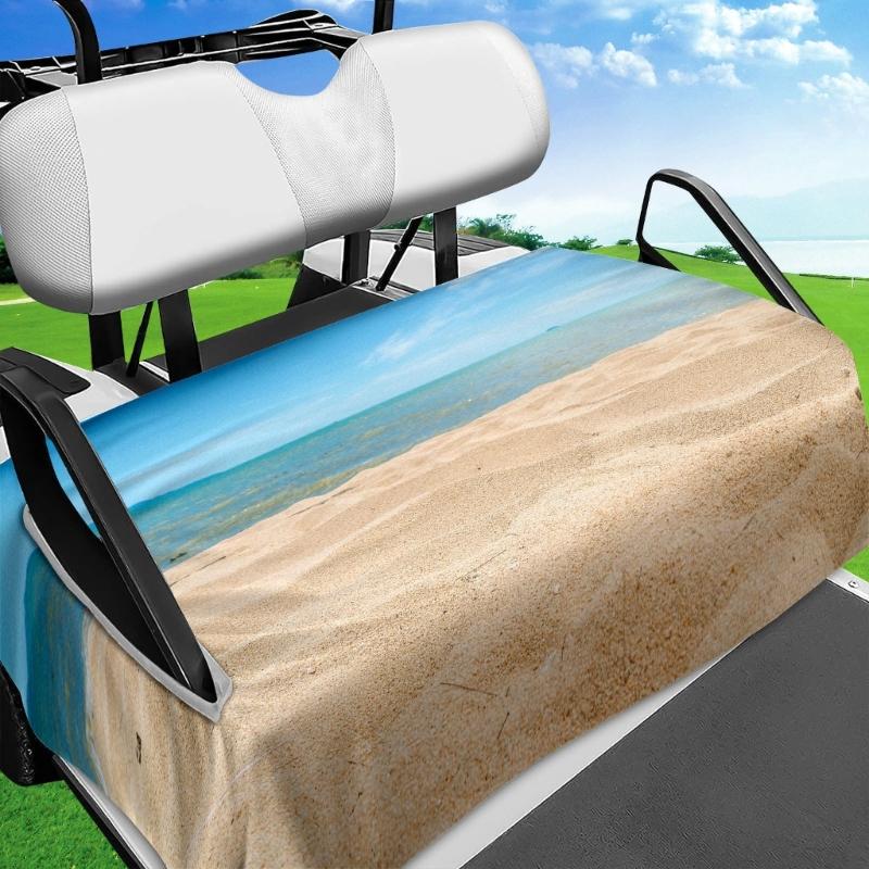 Polyester Golf Cart Seat Cover With Heat Resistance And Easy Installation Machine Washable Cushion Cover