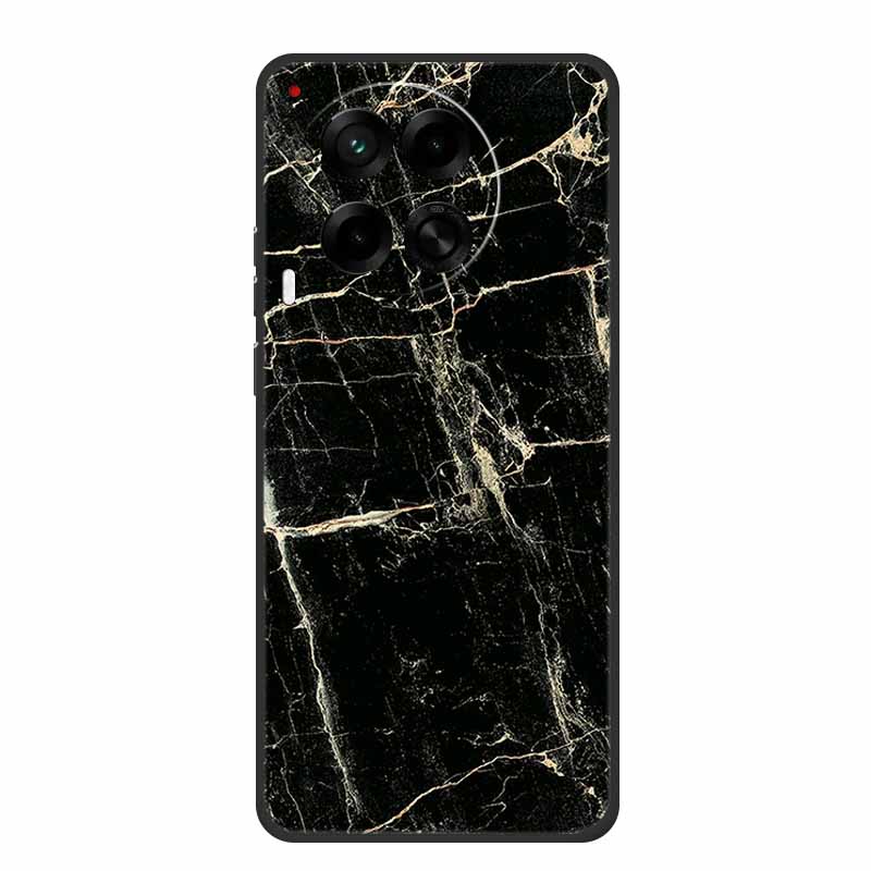 6.78" For Tecno Camon 30 Case Fashion Marble Black Silicone Soft TPU Back Cover Cases For Tecno Camon 30 5G Premier Phone Case