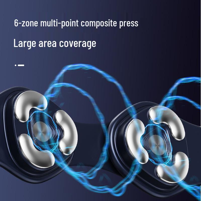 Dual Motor Abdominal Massager with Microcurrent, Heating, and Vibration - LCD Display