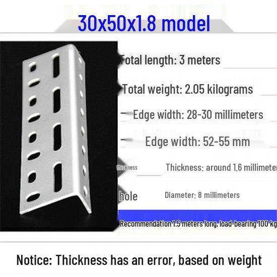 Adjustable Triangle Steel Bracket with Holes for Shelving and Storage