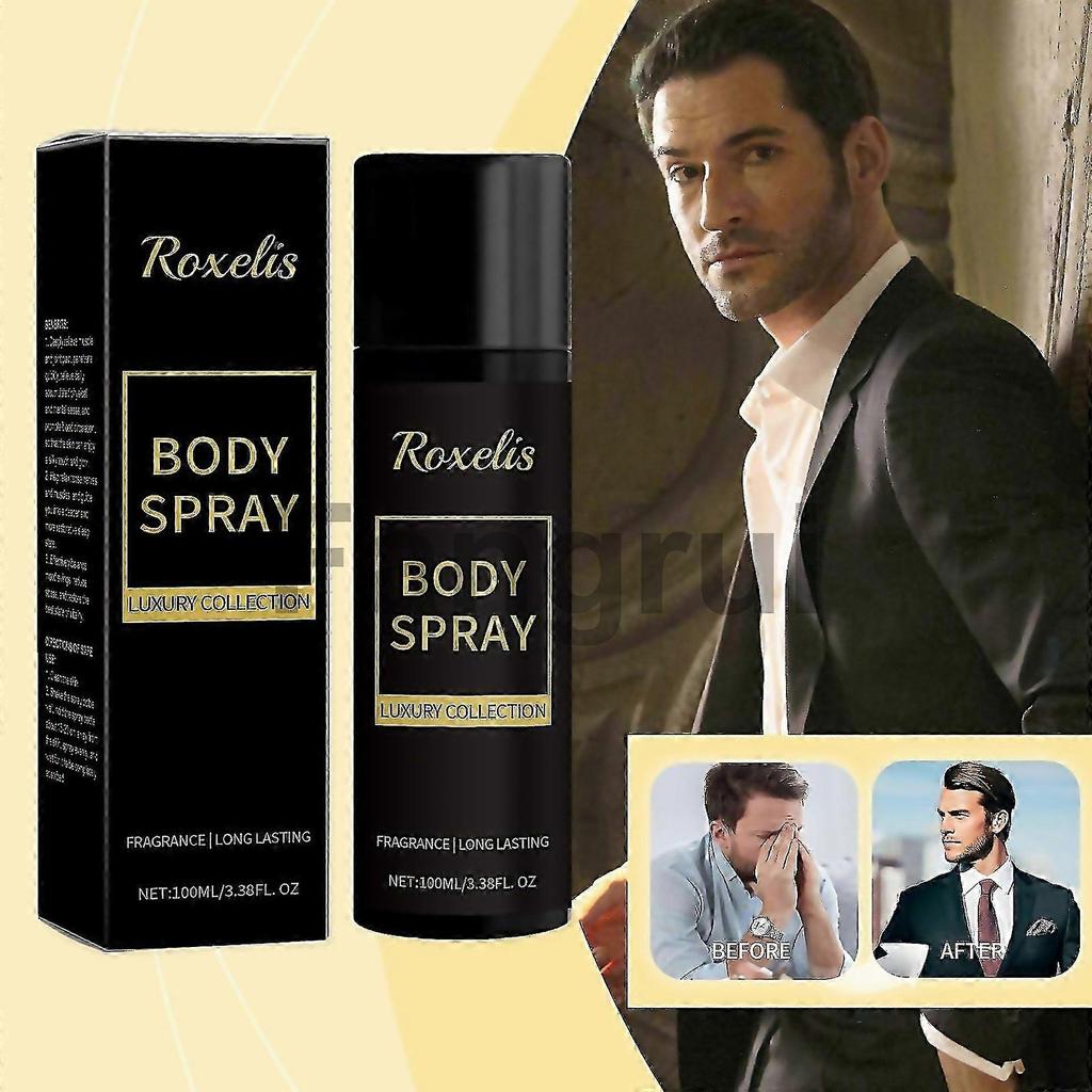 For Mens Longlasting Vanilla Lavender Body Spray Fresh Nourishing Confidence Boost