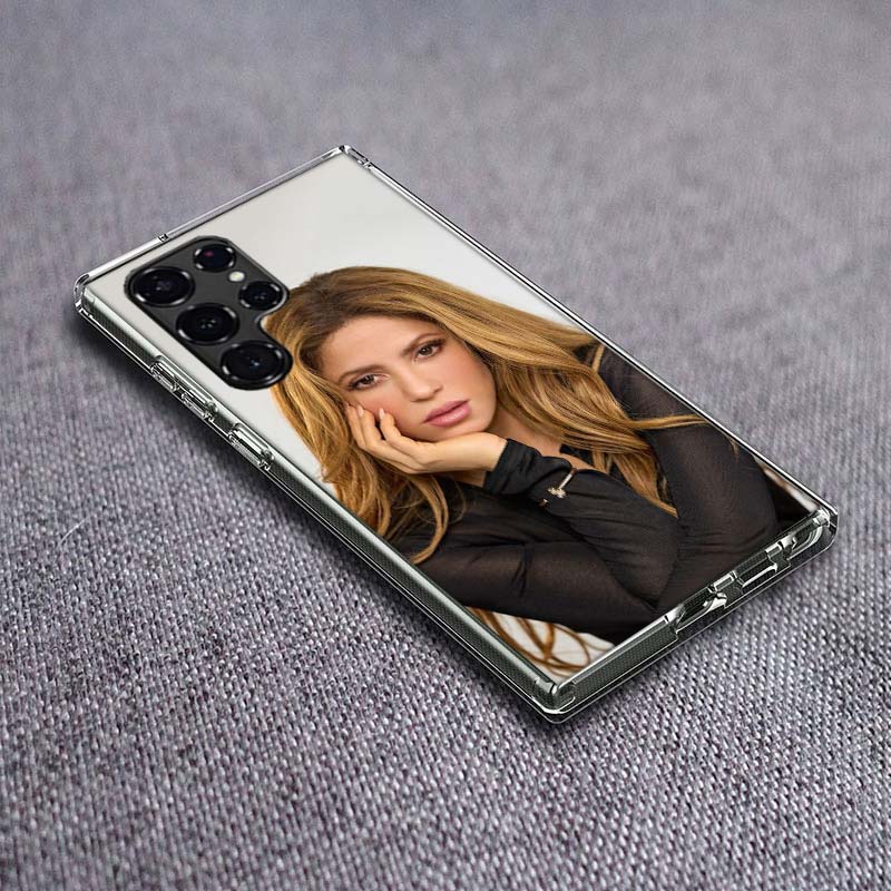 S-Shakira Singer Phone Case For Samsung Galaxy S24 S23 S21 S20 FE S22 S26 Ultra S25 Edge S10 Plus Cover Clear TPU Capa Shell Coq