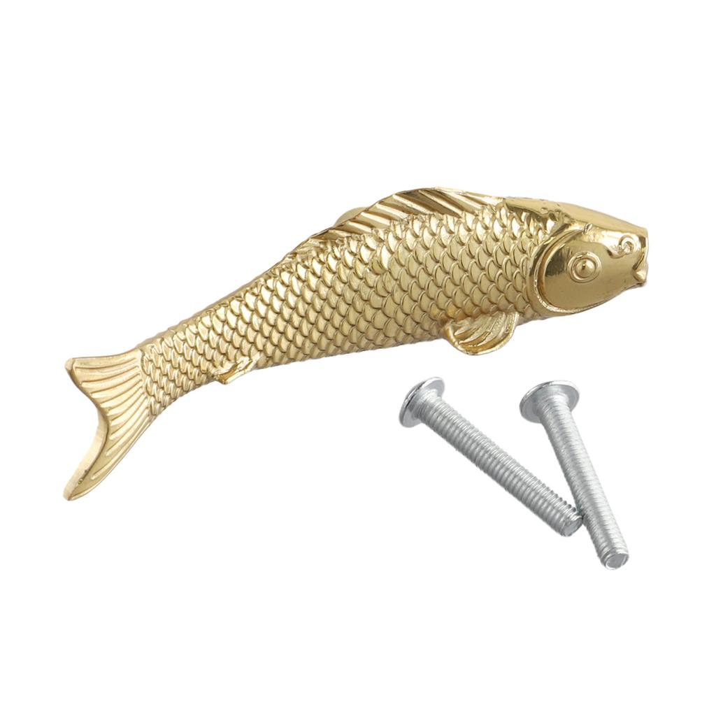 Animal Cabinet Knob Cabinet Handle Furniture Enhancement Brass Material Bright Colors Detailed Design Fade-resistant