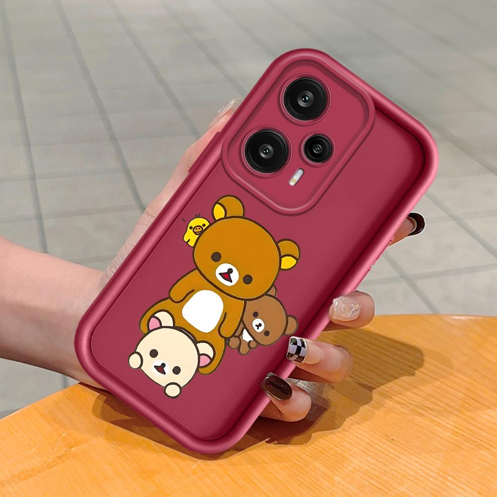 Soft Silicone Square Ladder Printing Pattern Phone Casing Full Cover Camera Shockproof Protection Rubber Case for Xiaomi Redmi