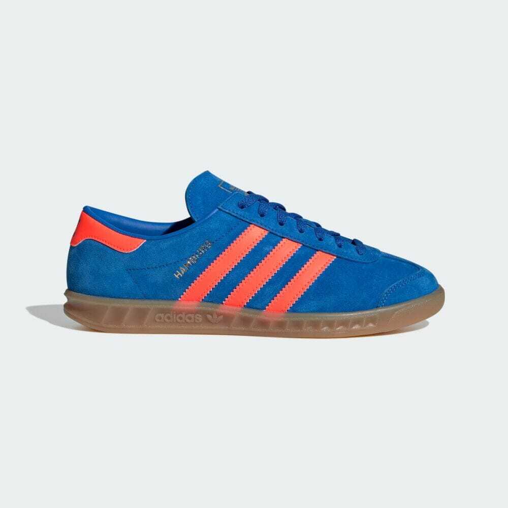 IH5471 Adidas Originals Hamburg Blue Bird Solar Orange Gum (Women's)