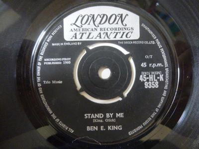 7inch Record BEN E. KING - Stand By Me 45HLK9358 London Records, 1961 UK Rock Used