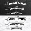 6pcs Car Styling Car Brake Caliper Stickers For AMG Mercedes Benz W204 W124 W201 W202 W212 W220 W205 GLA CLA Automotive Goods