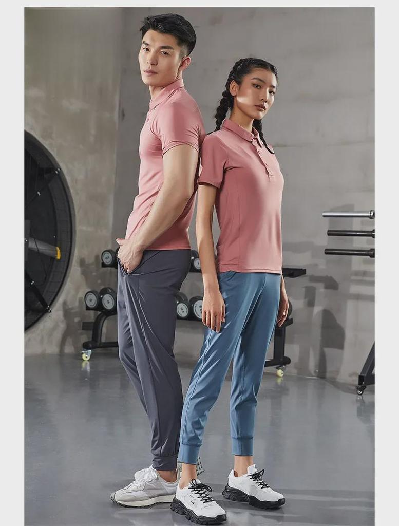 Men's Quick-Dry High Elastic Stand-Up Collar Fitness T-Shirt