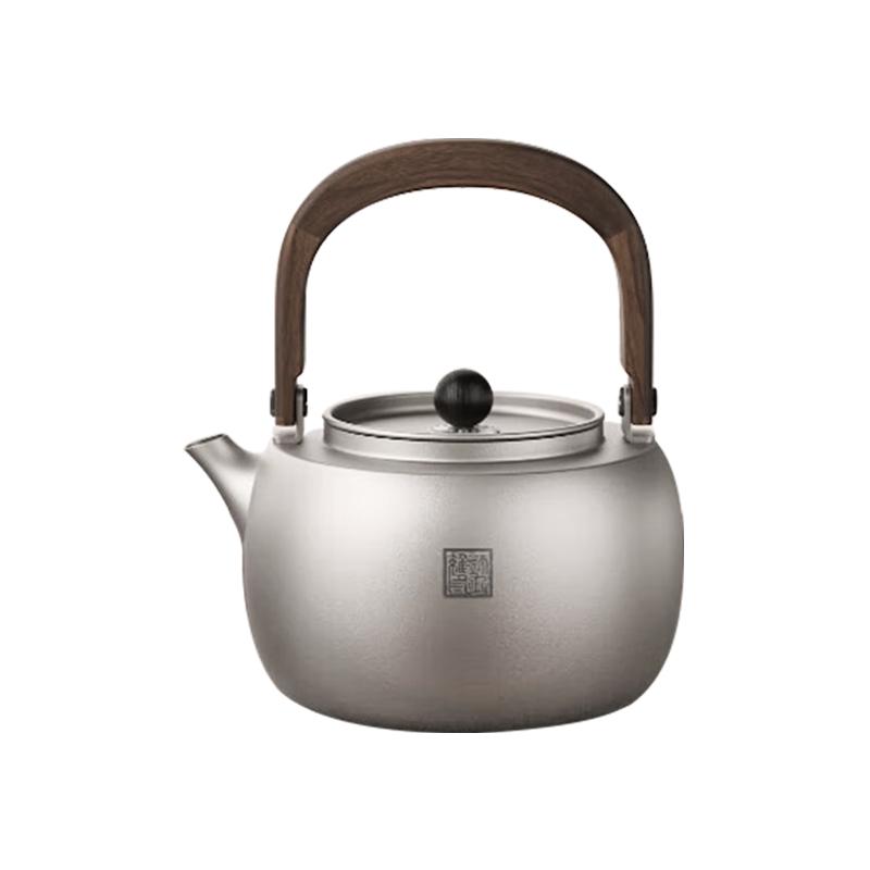 TILIVING Pure Titanium Portable Tea Kettle